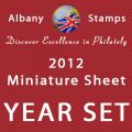 2012 Year Set of 9 Minisheets