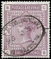 SG175-196 Large Coloured Corner Letters (1883-84)
