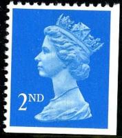 SG1449 2nd Blue, Centre Band - Imperf Bottom & Right