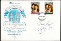 1986 Royal Wedding, Jack Straw & Nigel Lawson (Unaddressed & Autographed, Actual Item)