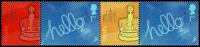 LS36 2006 Belgica 2x Smilers Stamps with Different Colour Labels (Labels may vary from shown)