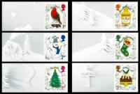 LS102 2016 Christmas 6x Smilers Stamps with Labels (Labels may vary from shown)
