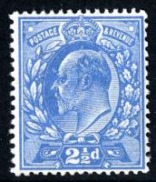 SG284 2½d Dull Blue