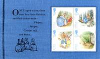 SG3864a 2016 Beatrix Potter 4 x rabbit stamps