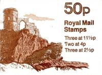 SG: FB18a 50p Mow Cop Castle with 12½p right hand