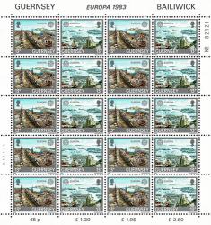 1983 13p Europa Great Works Stamp Sheet