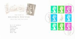 1993 10th August Beatrix Potter Booklet 33p x2