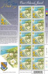 1999 20p Europa Parks & Gardens Stamp Sheet