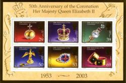 2003 Coronation Anniversary MS