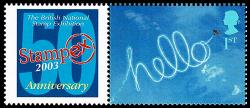 2003 Smilers Spring Stampex Hello 50th Anniversary Stamp with Label (Label may vary)