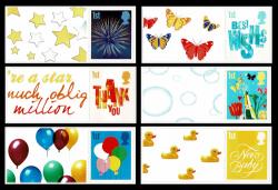 LS33 2006 Extra Special Moments 6s Smilers Stamps with Labels (Labels may vary from shown)