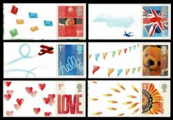 2006 Life's Special Moments 6x Smilers Stamps with Labels (Labels may vary from shown)