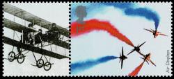 LS47 2008 Air Displays Smilers Stamp with Label (Label may vary from shown)