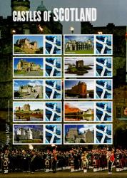 2009 Scotland Castles Half Sheet with Labels (Half may vary from shown)
