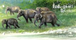 2010 Endangered Elephants miniature sheet pack