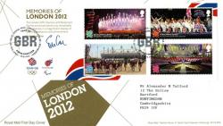 2012 London Memories MS cover (Addressed)