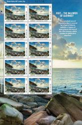 2012 UK Letter Europa Visit Guernsey Stamp Sheet