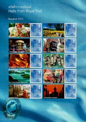 2013 Bangkok Expo Half Sheet with Labels (Half may vary from shown)