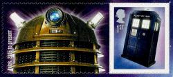 LS85 2013 Dr Who Smilers Stamp with Label (Label may vary from shown)