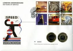 2013 London Underground coin cover with 2 x £2 coins