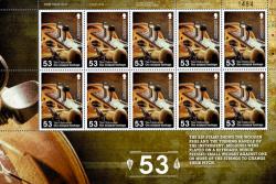 2014 53p Europa National Musical Instruments The Chifournie Stamp Sheet