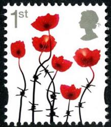 2015 1st WWI Poppies (SG3717, DY13)
