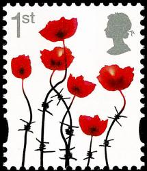 2017 1st WWI Poppies (SG3717, DY22)