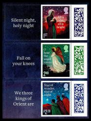 2023 Christmas 3x Smilers Stamps with Labels (Labels may vary from shown)