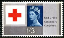 1963 Red Cross 1s 3d phos