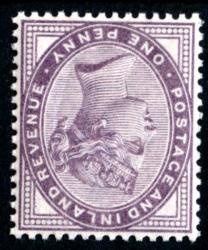 SG172wi 1d Lilac, 16 Dots, Watermark Inverted