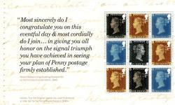 SG3807a 2016 500 Years of Royal Mail - 9 x Penny Postage