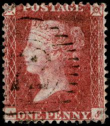 SG41 Deep Rose-Red, Very Fine Used 72 West Norwood, Plate 52 with Listed J/P Variety