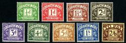 1924 Postage Due Set of 9 (SG:D10-D18)