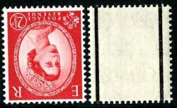 SG 591wi 2½d carmine type2 watermark inverted