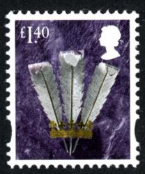 SG W156  £1.40p Prince Wales Feathers