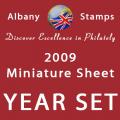2009 Year Set of 7 Minisheets