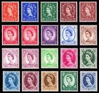 1955-58 Edward Crown (SG540-556)