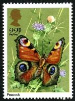1981 Butterflies 22p