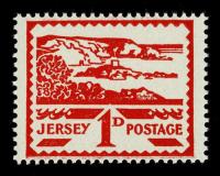 1943 SG4 1d Scarlet