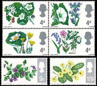 1967 British Wild Flowers, Phosphor