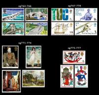 1968 Year of 4 Commemorative Stamp Sets