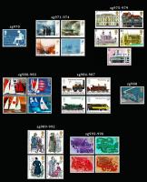1975 Year of 8 Commemorative Stamp Sets