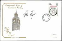 1977 Heads of Government, John Major (Unaddressed & Autographed, Actual Item)