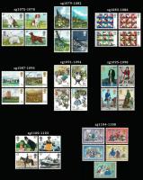 1979 Year of 8 Commemorative Stamp Sets