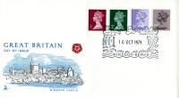 1979 10th October 1p,2p,5p,20p castle only cover