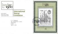 1980 London Stamp Exhibition MS (Addressed)