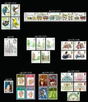 1980 Year of 9 Commemorative Stamp Sets
