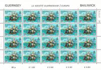 1982 20p Societe Stamp Sheet