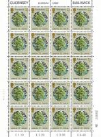 1986 22p Europa Environmental Protection Stamp Sheet