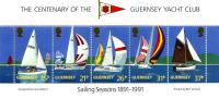 1991 Guernsey Yacht Club Centenary MS